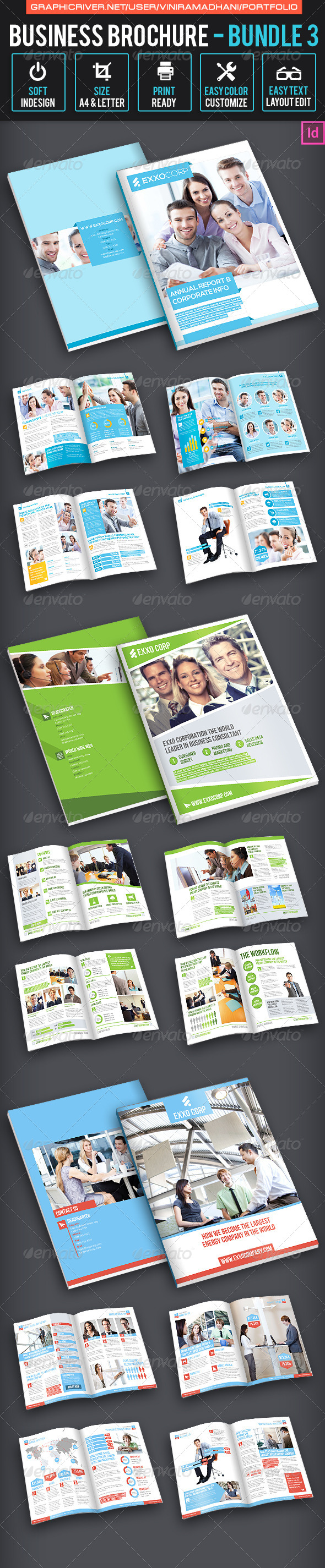 Business Brochure bundle 3 - Corporate Brochures