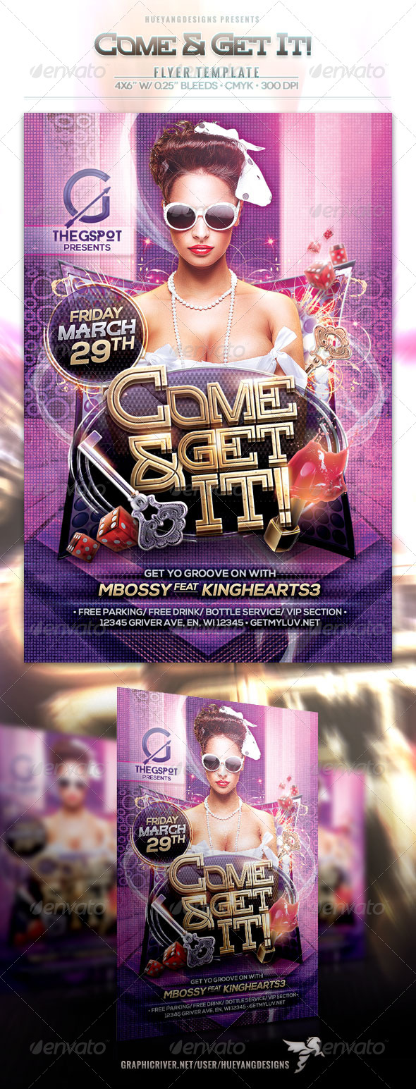 Come And Get It - Clubs & Parties Events