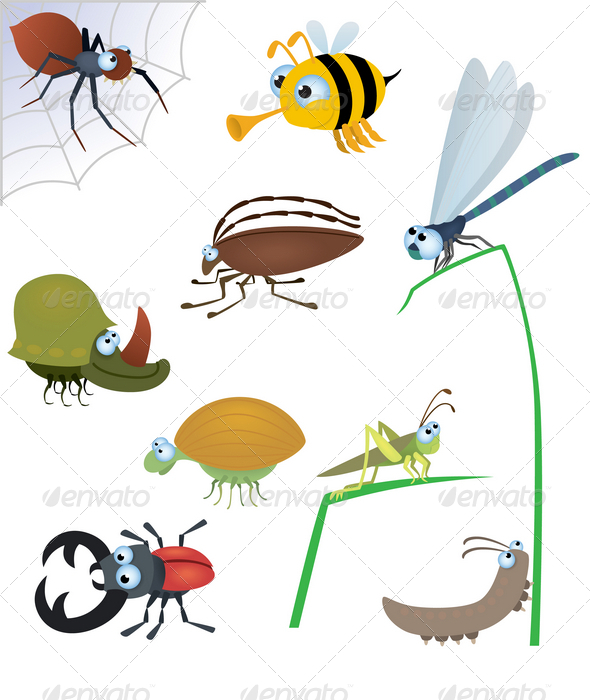 Insect set #2 - Animals Characters