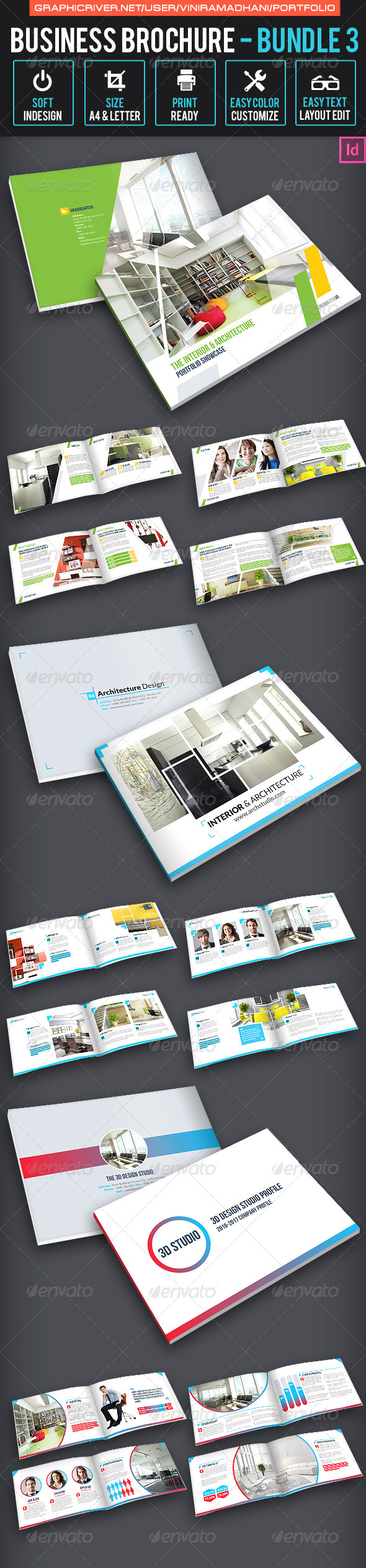 Portfolio Brochure bundle 1 - Portfolio Brochures