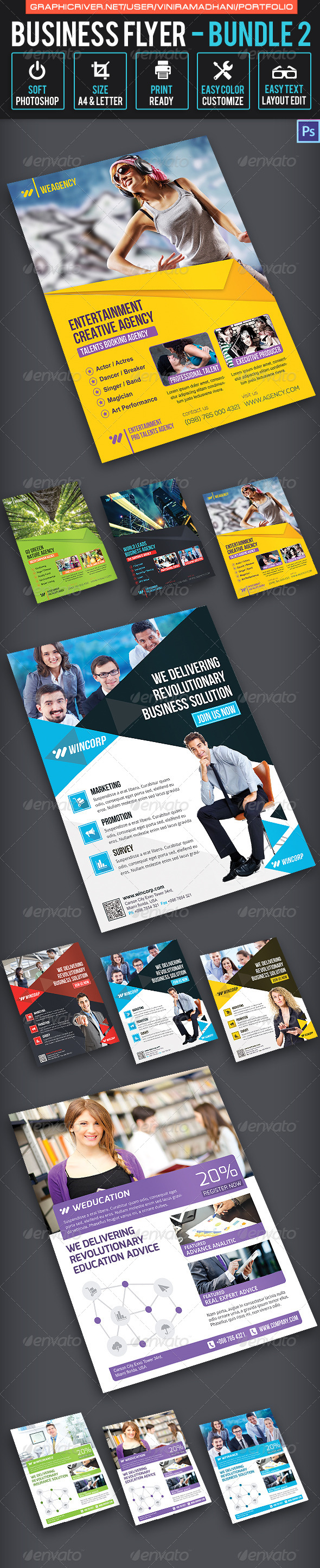 Business Flyer Bundle 2 - Corporate Flyers