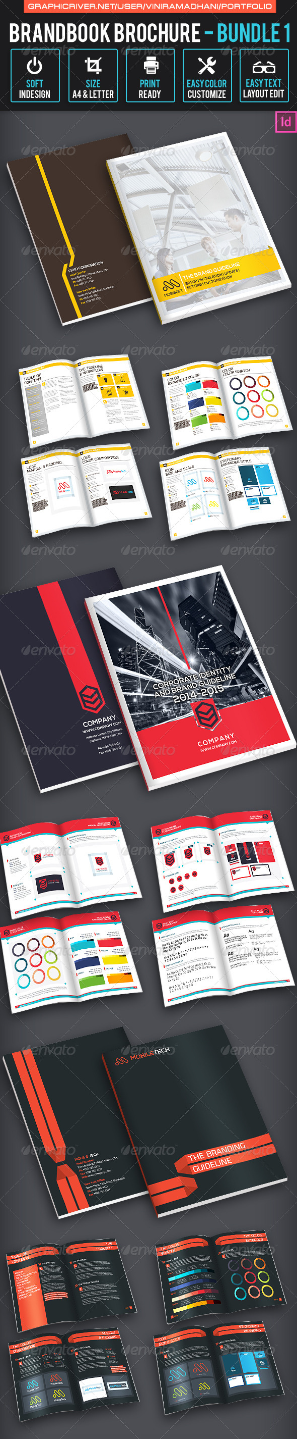 Brand Book Brochure Bundle 1 - Informational Brochures