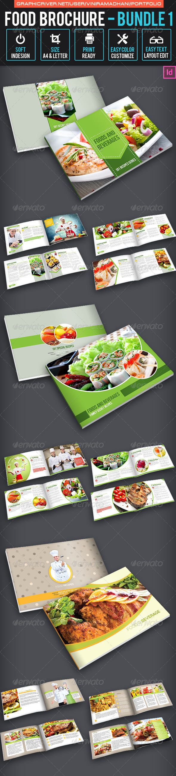 food brochure design inspiration