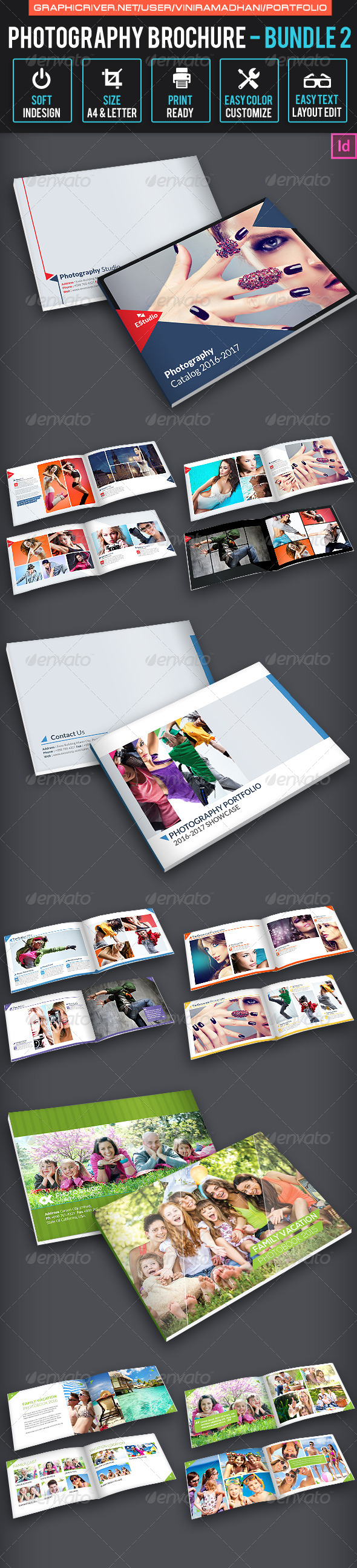 Photography Brochure Bundle 2 - Portfolio Brochures