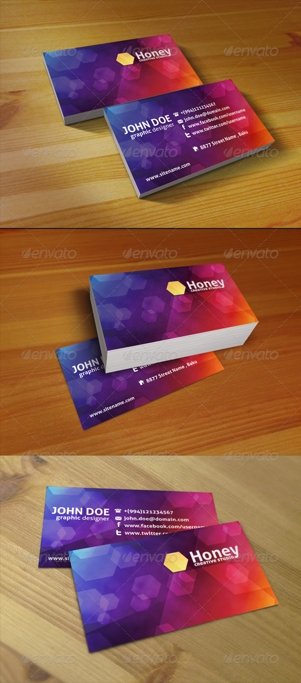 Honey Studio Business Card