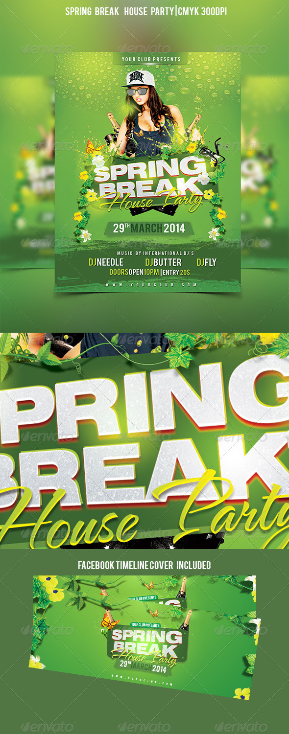 Spring Break House Party - Clubs & Parties Events