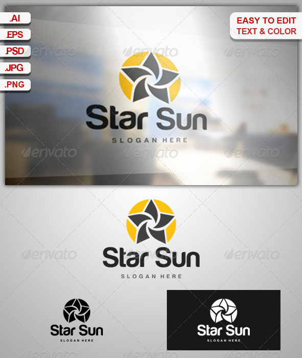 Star Sun - Vector Abstract