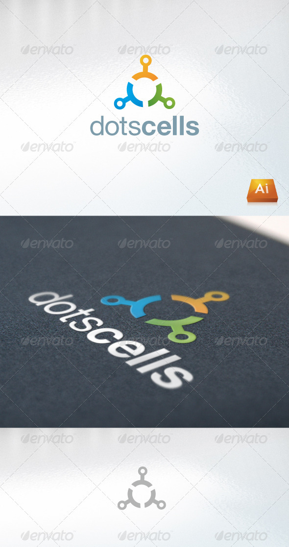 Dotscells - Abstract Logo Templates