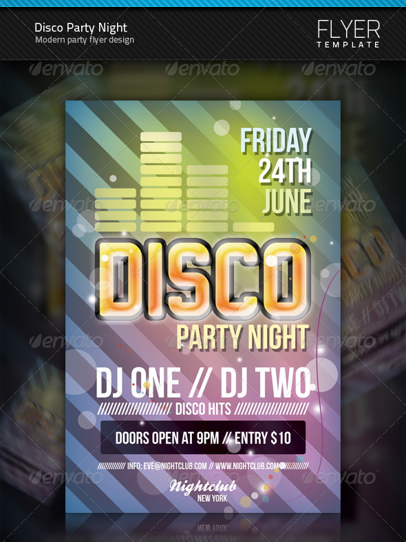 Disco Flyer By Artnook 