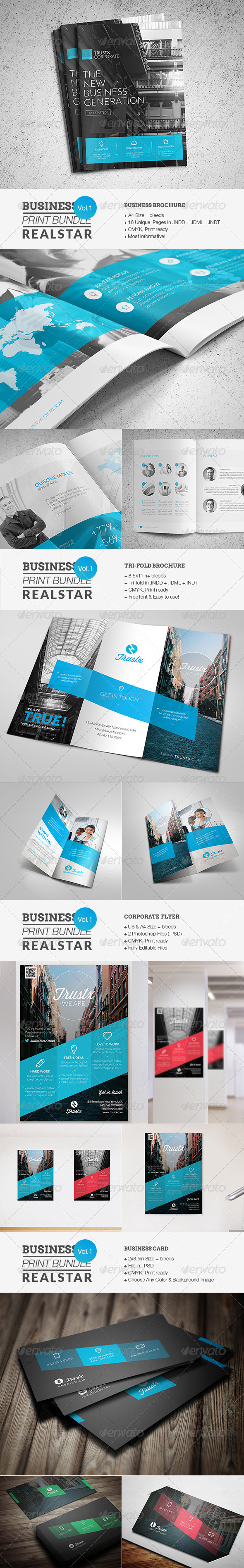 Business Print Bundle - Corporate Brochures