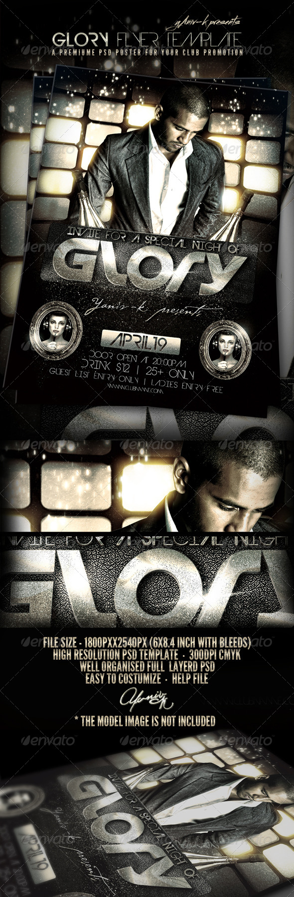 Glory Flyer Template - Flyers Print Templates