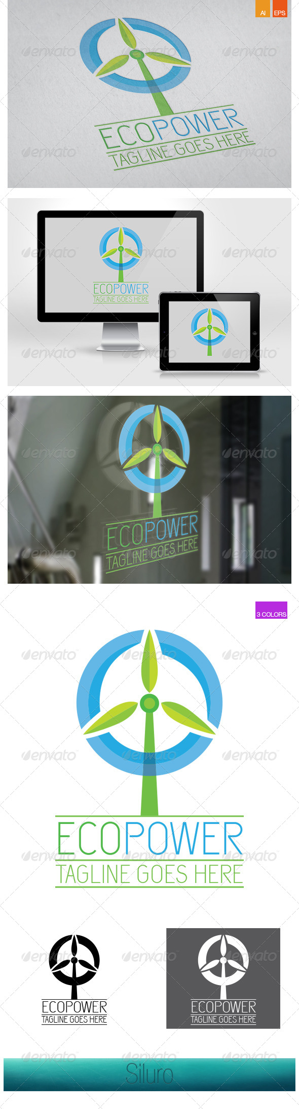 EcoPower - Nature Logo Templates