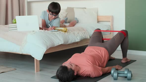 Home Isolation, Distance Learning, Remote Work, Fitness at Home, Online Training, Family Quarantine alt