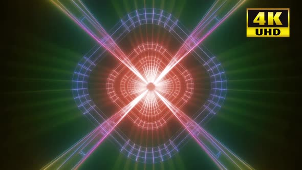 Wireframe Tunnel Vj Loop alt