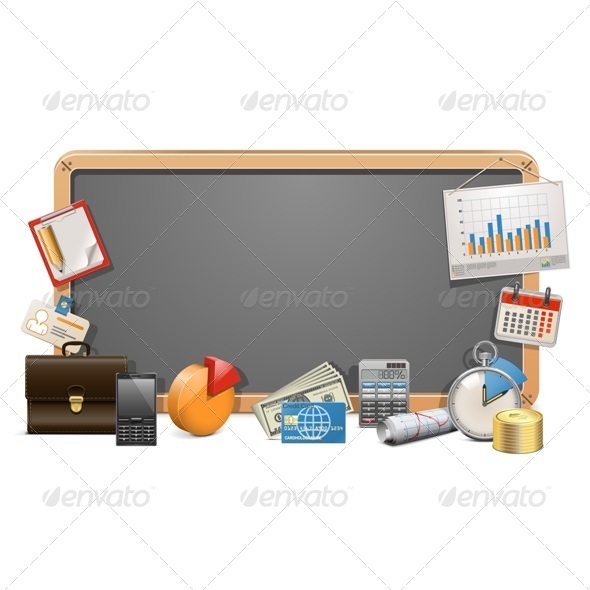 Vector Business Board - Concepts Business