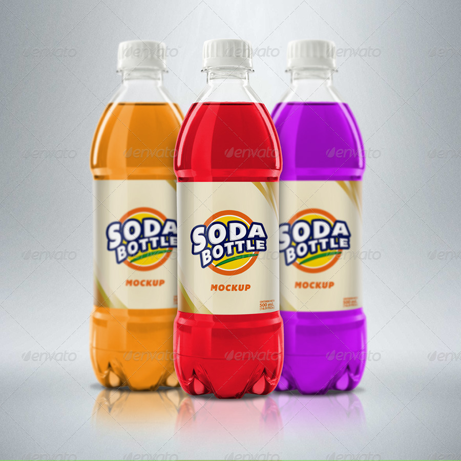 Download Soda Bottle Mockup by garhernan | GraphicRiver