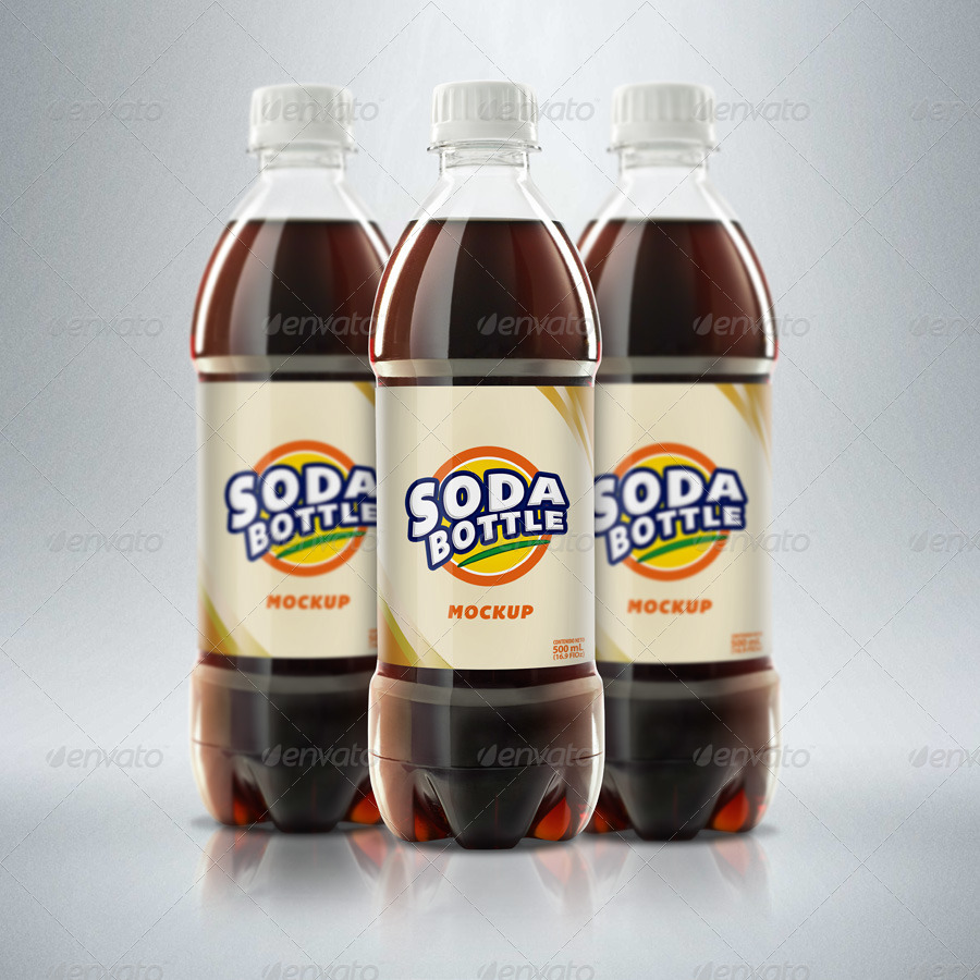 Download Soda Bottle Mockup by garhernan | GraphicRiver