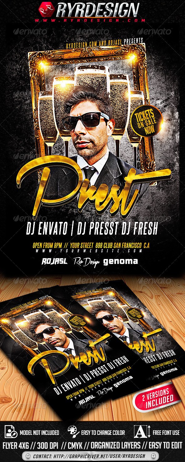 Dj Guest Party Flyer - Clubs & Parties Events