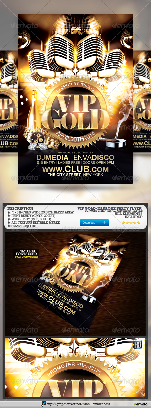VIP Gold/Karaoke Party - Clubs & Parties Events
