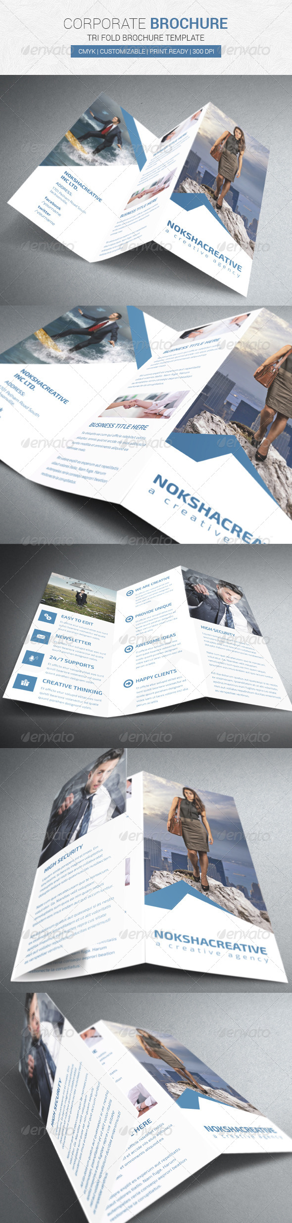 Corporate Tri-Fold Brochure - Corporate Brochures