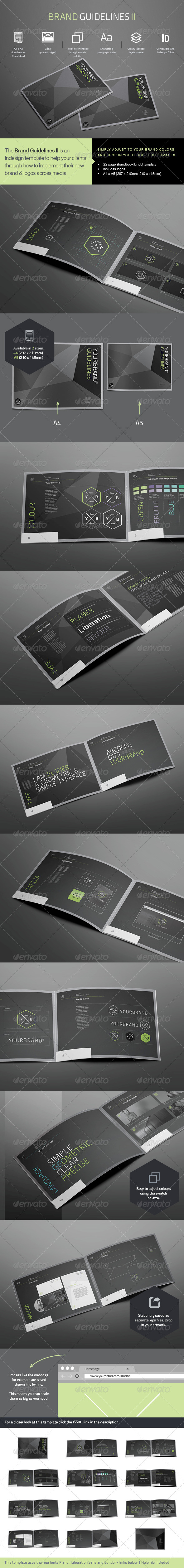 Brand Guidlines II Template - Informational Brochures