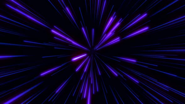 Neon Speed Lights Flying in Space alt