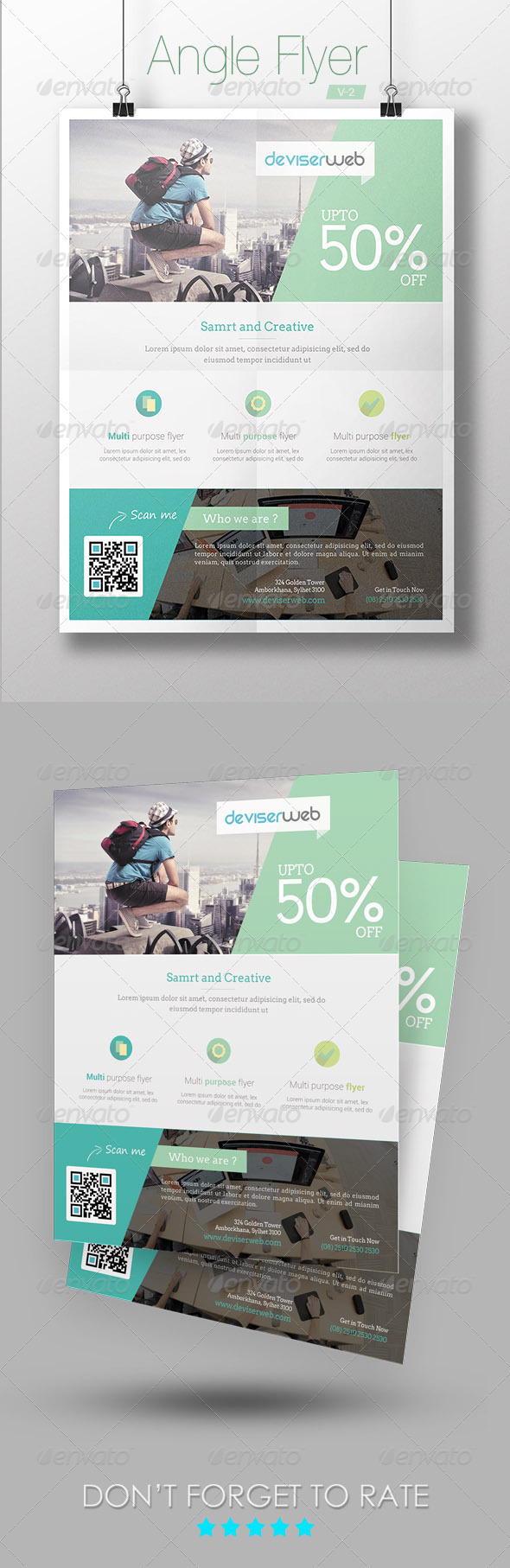 Angle Modern Flyer - Corporate Flyers