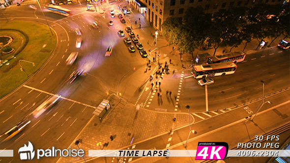 Barcelona Pedestrian Crosswalk alt