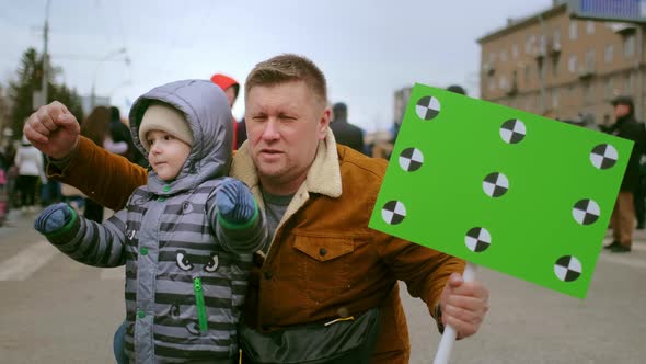 Activists Family Protesting Against State Police Injustice Violence on Streets alt