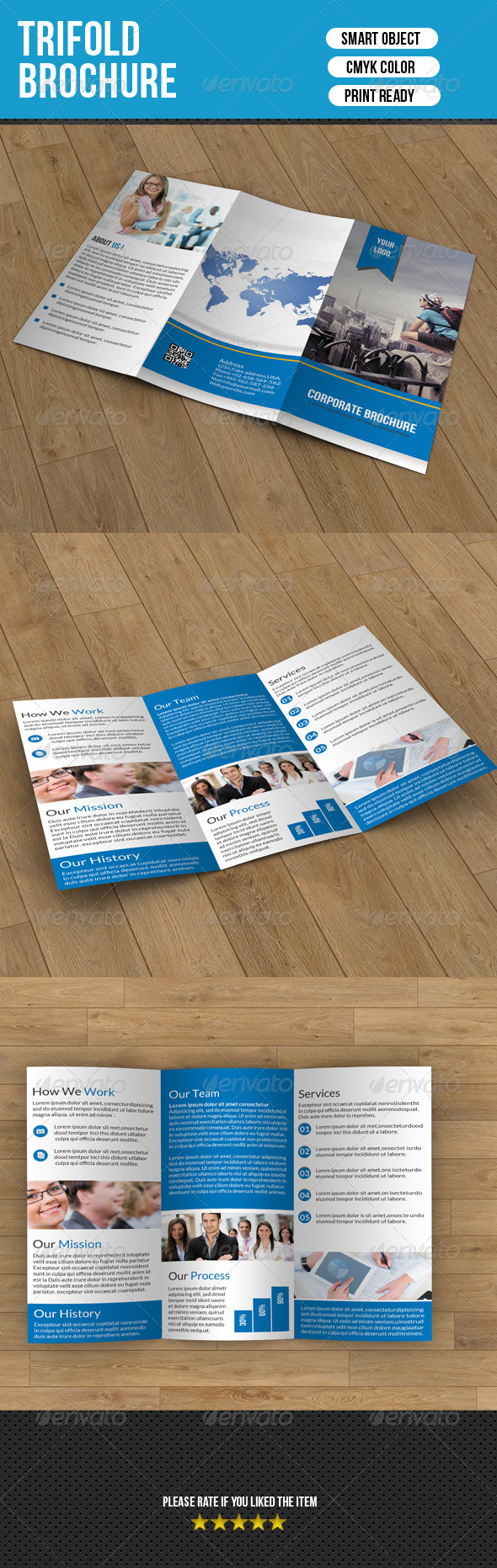 Trifold Brochure- Business - Corporate Brochures