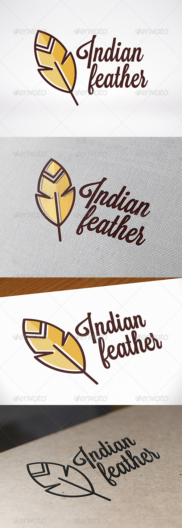 Feather Logo Template - Objects Logo Templates