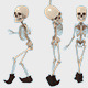 Skeleton Funny Belly Dance With Shoes - VideoHive Item for Sale