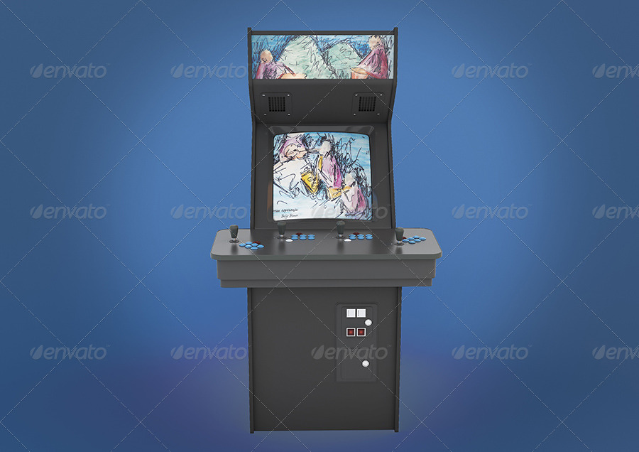 Arcade Game Mockup by kimarotta | GraphicRiver