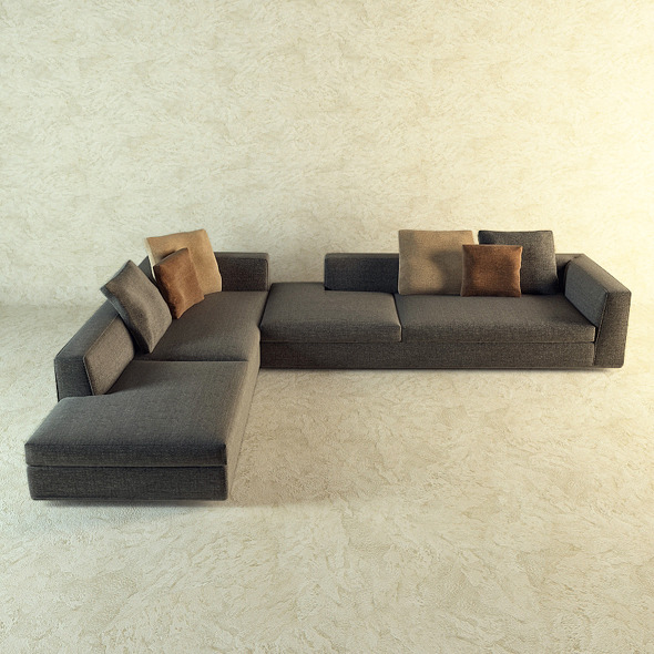 Corner sofa by - 3Docean 7353288