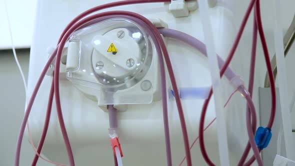 hemodialysis in people on the equipment