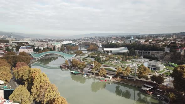 Georgia Tbilisi Drone Footage