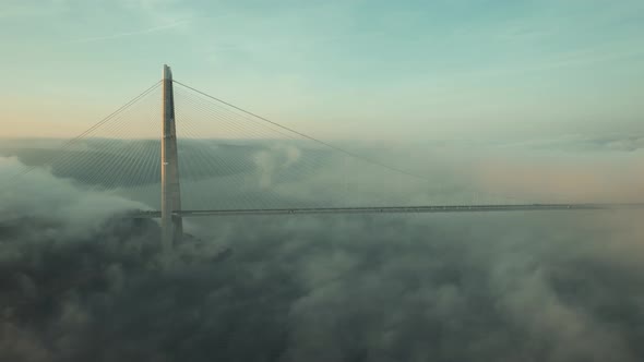 Cloudy Yavuz Sultan Selim Bridge