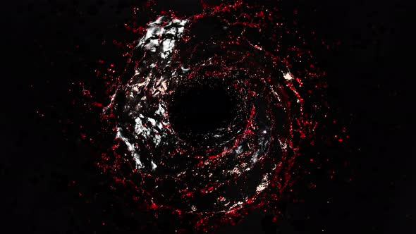 Super Slow Motion Shot of Red Wine Splashing Whirl on Black Background at 1000Fps. alt