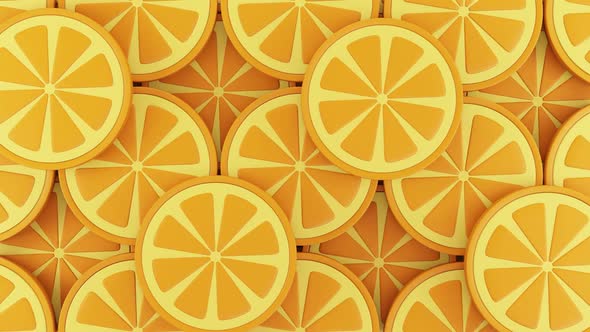 Orange fruits background