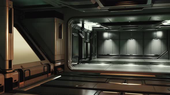 Scifi Metal Channels in Spacecraft alt