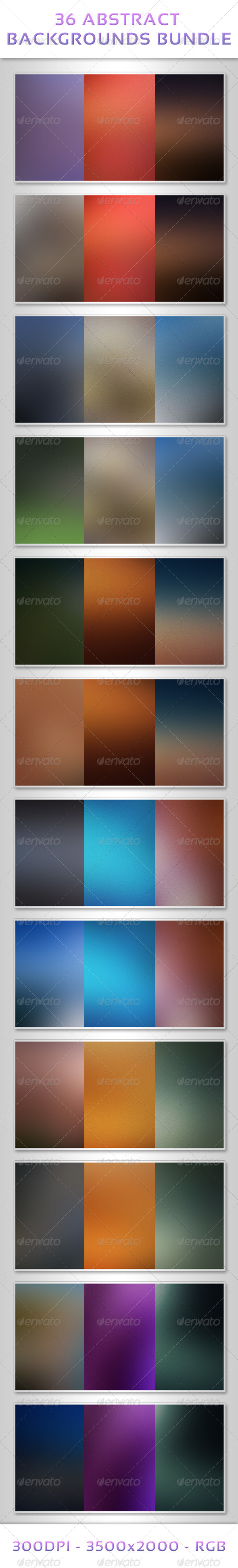 36 Abstract Backgrounds Bundle - Abstract Backgrounds