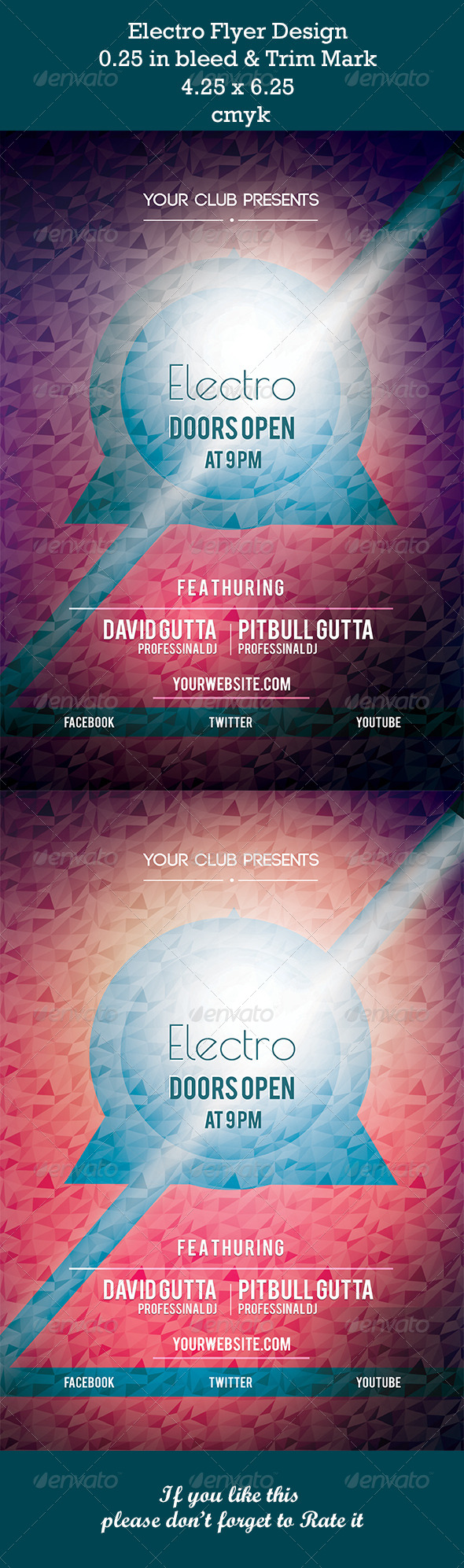 Electro Flyer - Flyers Print Templates