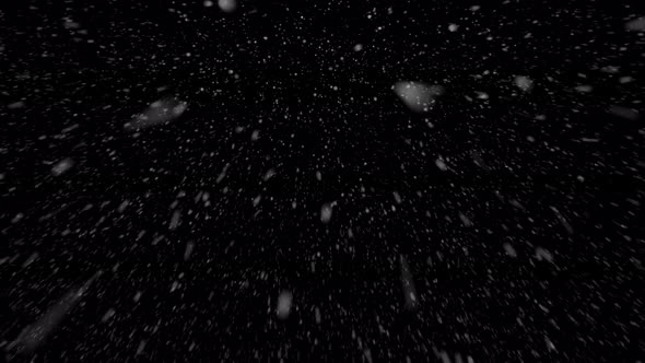 4k Through The Snow. Looped Overlay alt