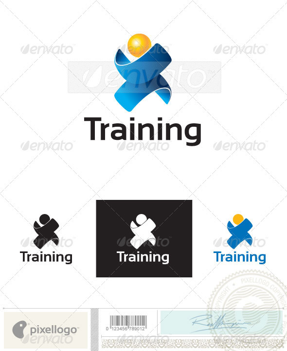 Training Logo - 2401 - Humans Logo Templates