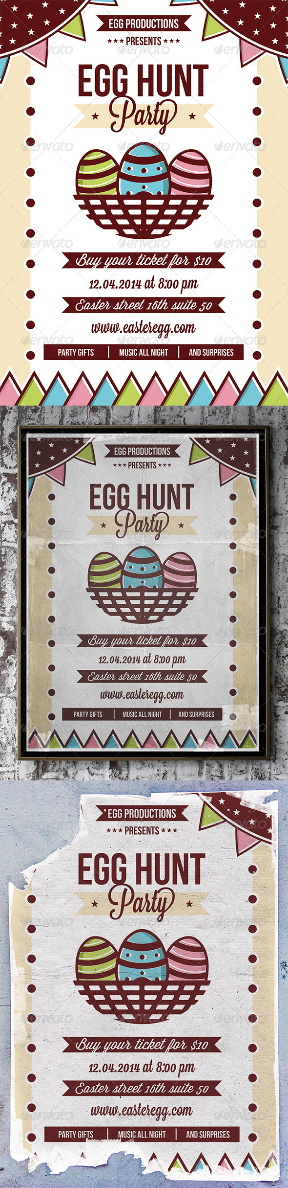 Easter Party Flyer - Holidays Events