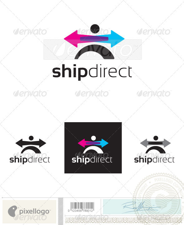 Transportation Logo - 2409 - Humans Logo Templates