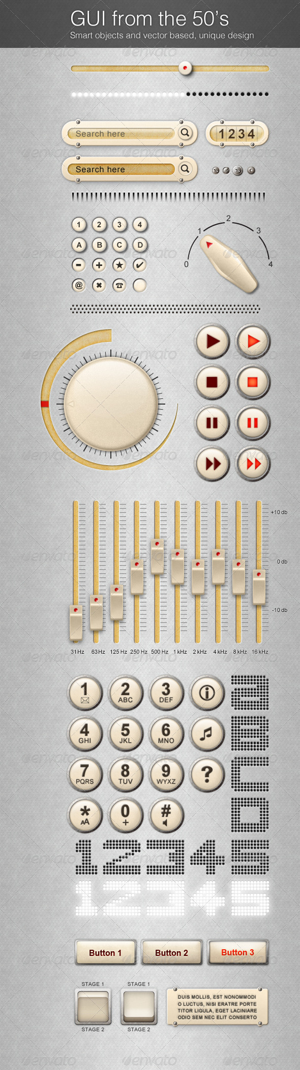 50's - GUi - Graphical User Interface - User Interfaces Web Elements