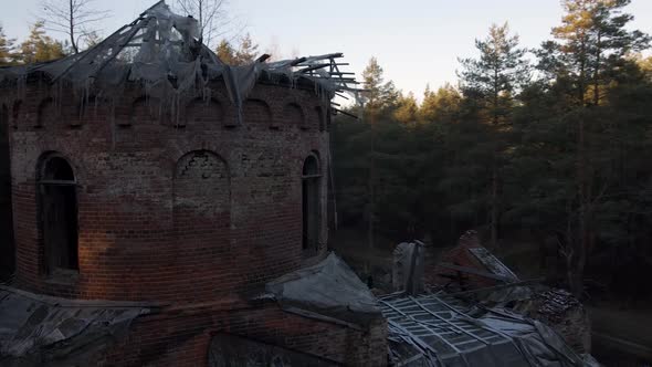 A Ruined Church in the Forest alt