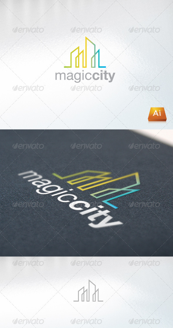 Magiccity - Buildings Logo Templates