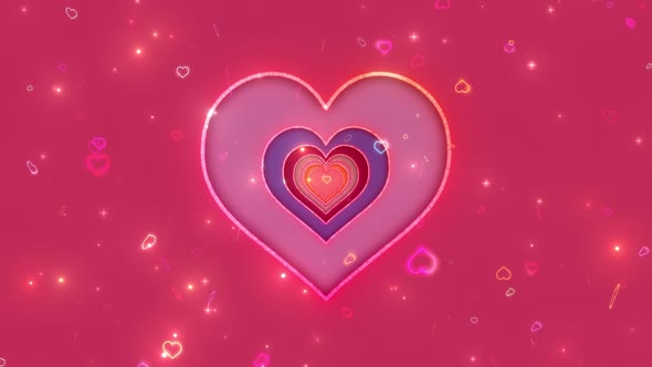 Pink Love Advance Background Loop